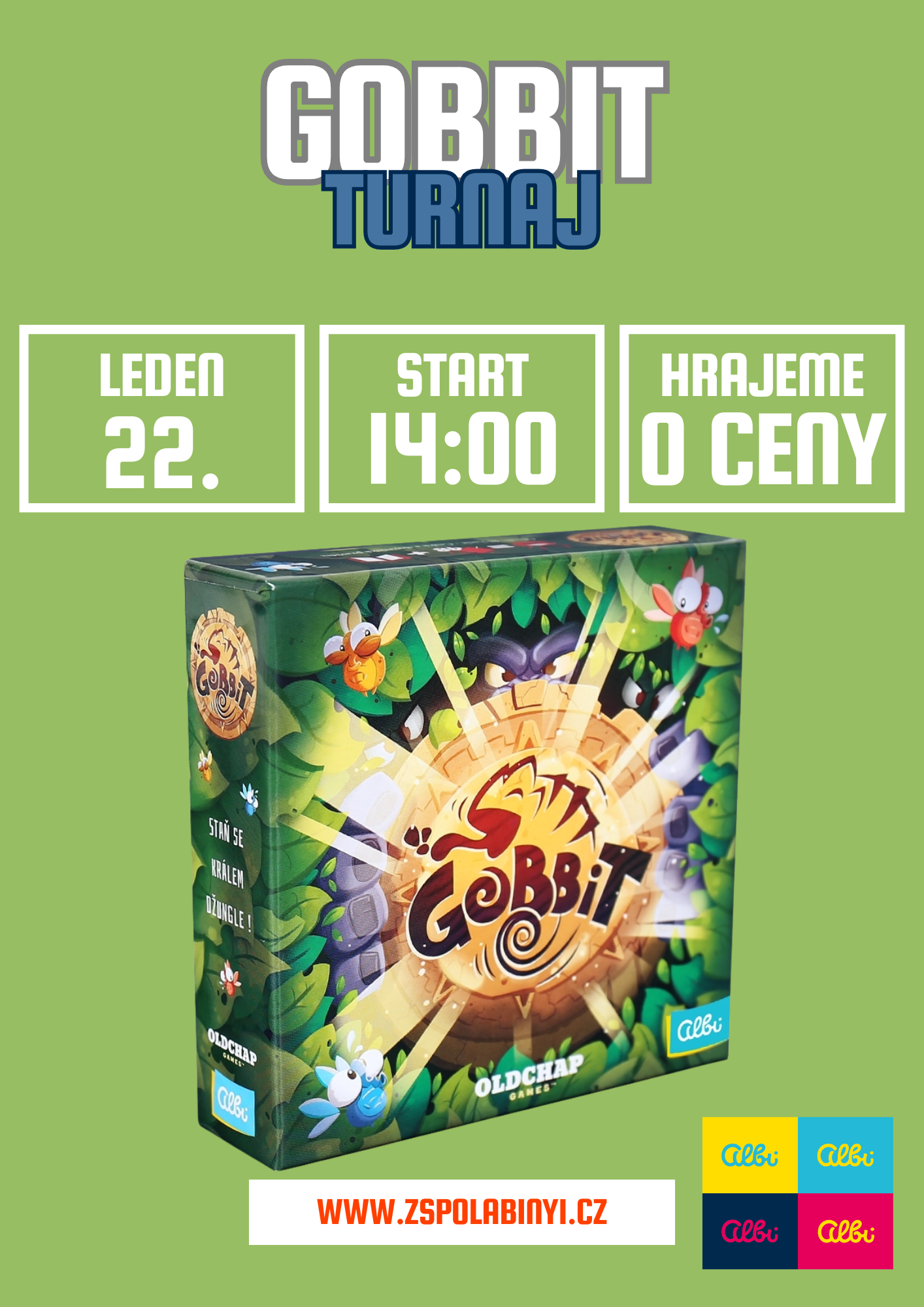 Lednové turnaje v deskových hrách