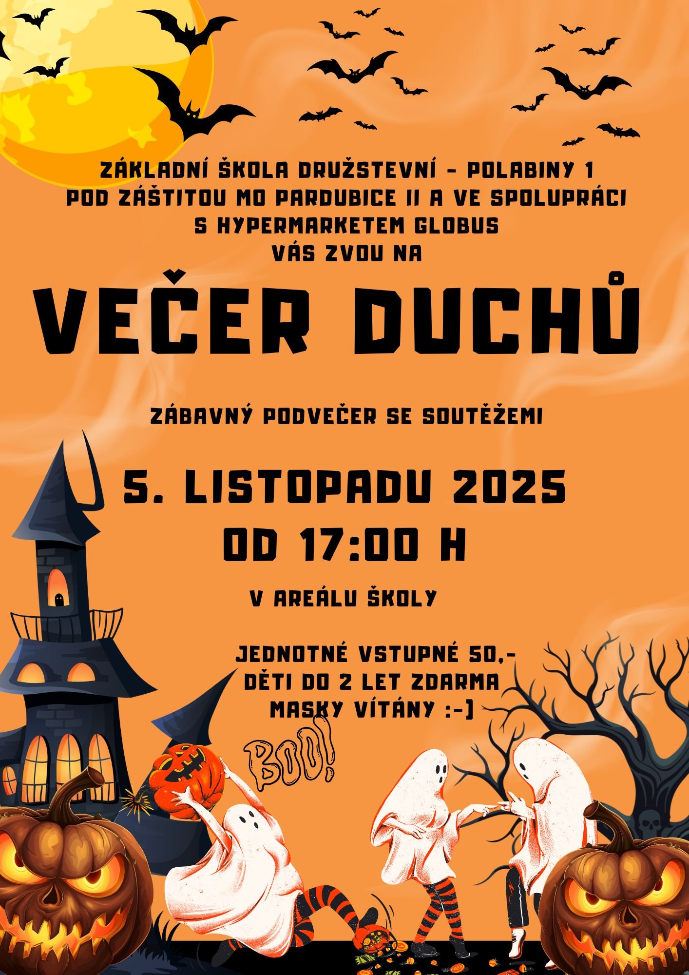 Večer duchů 5. 11. 2025